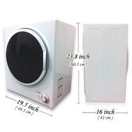 Panda Portable Compact Stainless Steel Tumble Dryer Apartment Size 110v 13lbs/3.75 Cu.ft. PAN760SF N13