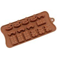 Freshware CB-607BR Silicone Break-Apart Chocolate, Protein and Energy Bar Mold N6