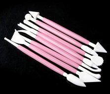 Mikey Store 8 Pcs Kit sugarcraft Fondant Cake Decorating Modelling Tools Decorations N2