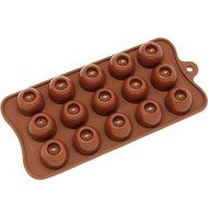 Freshware CB-607BR Silicone Break-Apart Chocolate, Protein and Energy Bar Mold N7