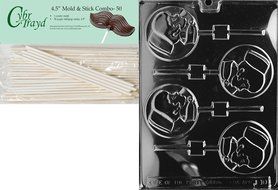 Cybrtrayd J010 Nurse Lolly Chocolate Candy Mold with Exclusive Cybrtrayd Copyrighted Chocolate Molding Instructions N6