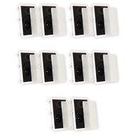 Theater Solutions TSS8W In Wall 8" Speakers Surround Sound Home Theater Deluxe 5 Pair Pack 5TSS8W