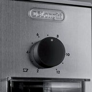 DeLonghi Stainless Steel Burr Coffee Grinder with Grind Selector and Quantity Control N4