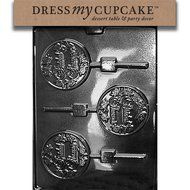 Dress My Cupcake Chocolate Candy Mold, Bridal Shower Lollipops, Wedding