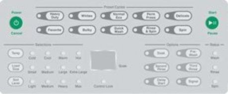 Speed Queen AWNE92SP Electronic Button Control Top Load Washer, 26", White N3