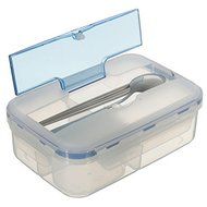 Modern Ecofriendly Outdoor Portable Microwave Lunch Box with Soup Bowl Chopsticks Spoon Food Containers 80 -1000ML