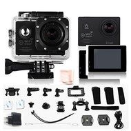 WiFi Action/Sports Camera Kit - 14MP Sensor, 170&deg;Wide Angle Lens, 2 inch LCD Display, 1080p@30fps, 720p@60fps... N13