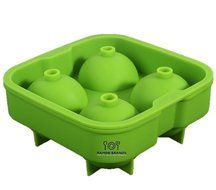 Ramini Brands Premium Whiskey Ice Ball Maker Mould Tray With Lid - Bonus Recipes - Jello Cake Pops Chocolate Candy... N17