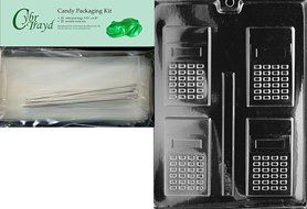 Cybrtrayd J054 Calculator Jobs Chocolate Candy Mold N4