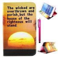 Tab 4 7.0 Case, Firefish Damage Resistance Case Premium PU Leather Wallet Card Slots Kickstand Feature Case for... N361