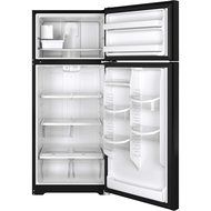 GE GIE18HGHBB 28" Top Freezer Refrigerator with 17.6 cu. ft. Capacity in Black N2