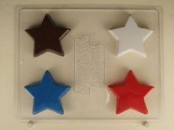 Thick 5-pinted star LCA008 Movie chocolate candy mold