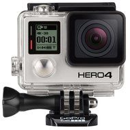 GoPro HERO 4 Black Edition Waterproof Sports &amp; Action Camera with Standard Housing, 3-way Pivot Arm and 2 Adhesive... N3