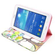 Tab 4 7.0 Case, Firefish Damage Resistance Case Premium PU Leather Wallet Card Slots Kickstand Feature Case for... N379