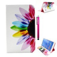 Tab 4 7.0 Case, Firefish Damage Resistance Case Premium PU Leather Wallet Card Slots Kickstand Feature Case for... N382