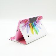 Tab 4 7.0 Case, Firefish Damage Resistance Case Premium PU Leather Wallet Card Slots Kickstand Feature Case for... N386