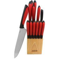 Sunbeam 14pc Durant Cutlery Set with Pine Wood-Red consumer electronics