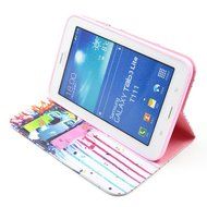 Tab 4 7.0 Case, Firefish Damage Resistance Case Premium PU Leather Wallet Card Slots Kickstand Feature Case for... N395