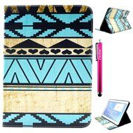 Tab 4 7.0 Case, Firefish Damage Resistance Case Premium PU Leather Wallet Card Slots Kickstand Feature Case for... N396