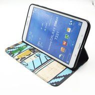 Tab 4 7.0 Case, Firefish Damage Resistance Case Premium PU Leather Wallet Card Slots Kickstand Feature Case for... N397