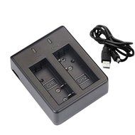 niceEshop(TM) Dual Charger For SJ Cam SJ4000 WiFi SJ5000 SJ6000 SJ7000 Action Camera(Black) N4
