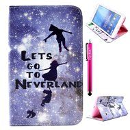 Tab 4 7.0 Case, Firefish Damage Resistance Case Premium PU Leather Wallet Card Slots Kickstand Feature Case for... N405