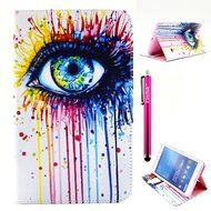 Tab 4 7.0 Case, Firefish Damage Resistance Case Premium PU Leather Wallet Card Slots Kickstand Feature Case for... N407