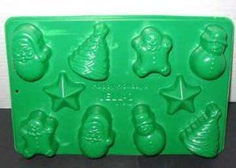 Jigglers Mold: Christmas Holiday Jolly Jigglers Jell-O Gelatin Candy Chocolate Mint Mold ~ 10 Cavity 5 Shapes...