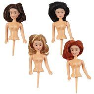 Wilton 1511-1019 Mini Doll Pick, Set of 4