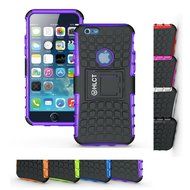 iPhone 6s Case, HLCT Rugged Shock Proof Dual-Layer Case with Built-In Kickstand for iPhone 6s / 6 4.7 Inch (White... N9