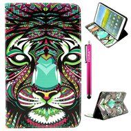 Tab 4 7.0 Case, Firefish Damage Resistance Case Premium PU Leather Wallet Card Slots Kickstand Feature Case for... N423