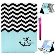 Tab 4 7.0 Case, Firefish Damage Resistance Case Premium PU Leather Wallet Card Slots Kickstand Feature Case for... N427