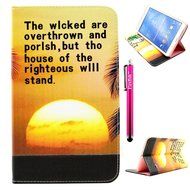 Tab 4 7.0 Case, Firefish Damage Resistance Case Premium PU Leather Wallet Card Slots Kickstand Feature Case for... N430