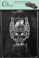 Cybrtrayd S103 Sports Chocolate Candy Mold, Football Trophy for Specialty Box