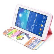 Tab 4 7.0 Case, Firefish Damage Resistance Case Premium PU Leather Wallet Card Slots Kickstand Feature Case for... N433