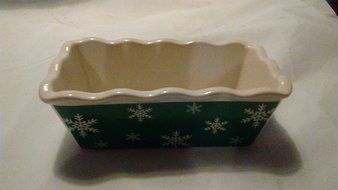 Great Gatherings (Green borders on White Base with White Snowflakes)