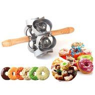 RUIMI Donut Maker Cutter 6 Sides Roller Revolving Mold Doughnut Tool Fondant Cake Bread Desserts Mould DIY Home... N6