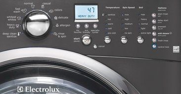 Electrolux Laundry Bundle | Electrolux EIFLS60LT Washer &amp; Electrolux EIMGD60LT Gas Dryer w/Pedestals - Titanium