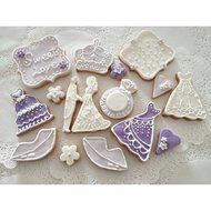 Yunko Set of 6 Stainless Steel Cookie Cutter Cup Cake Stencils Cookie and Coffee Stencils Set For Baby Shower... N7