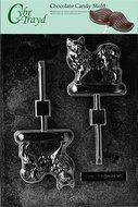Cybrtrayd DOG021 Samoyed Lolly Dog Chocolate Candy Mold