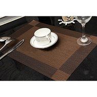 Placemat Fashion PVC Dining Table Mat Disc Pads Bowl Pad Coasters Waterproof Table Cloth Pad N4
