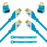 Aurum Pro Series - Pack of 3 High Speed HDMI Cable (10 Ft) with Ethernet - Supports 3D &amp; Audio Return Channel... N16