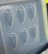 Teardrop shape mold 422
