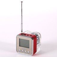 Refresh Your Life Portable Mini Speaker LCD HiFi Music MP3/4 Player Micro SD/TF USB Disk FM Radio N13