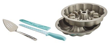Baker&#039;s Advantage Fillables 2-Piece Non-Stick Round Cake Pan, 10-Inch N17