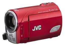 JVC Everio S GZ-MS100 Flash Memory Camcorder w/35x Optical Zoom (Red) (Discontinued by Manufacturer) N2