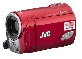 JVC Everio S GZ-MS100 Flash Memory Camcorder w/35x Optical Zoom (Red) (Discontinued by Manufacturer) N3