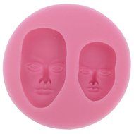 Funshowcase Human Face Fondant Silicone Candy Mold for Sugarcraft, Cake Decoration, Cupcake Topper, Chocolate,...