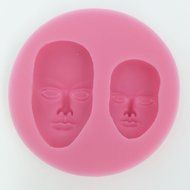Funshowcase Human Face Fondant Silicone Candy Mold for Sugarcraft, Cake Decoration, Cupcake Topper, Chocolate,... N2