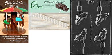 Cybrtrayd D108 High Heel Shoe Lolly Chocolate Candy Mold with Exclusive Cybrtrayd Copyrighted Chocolate Molding... N6